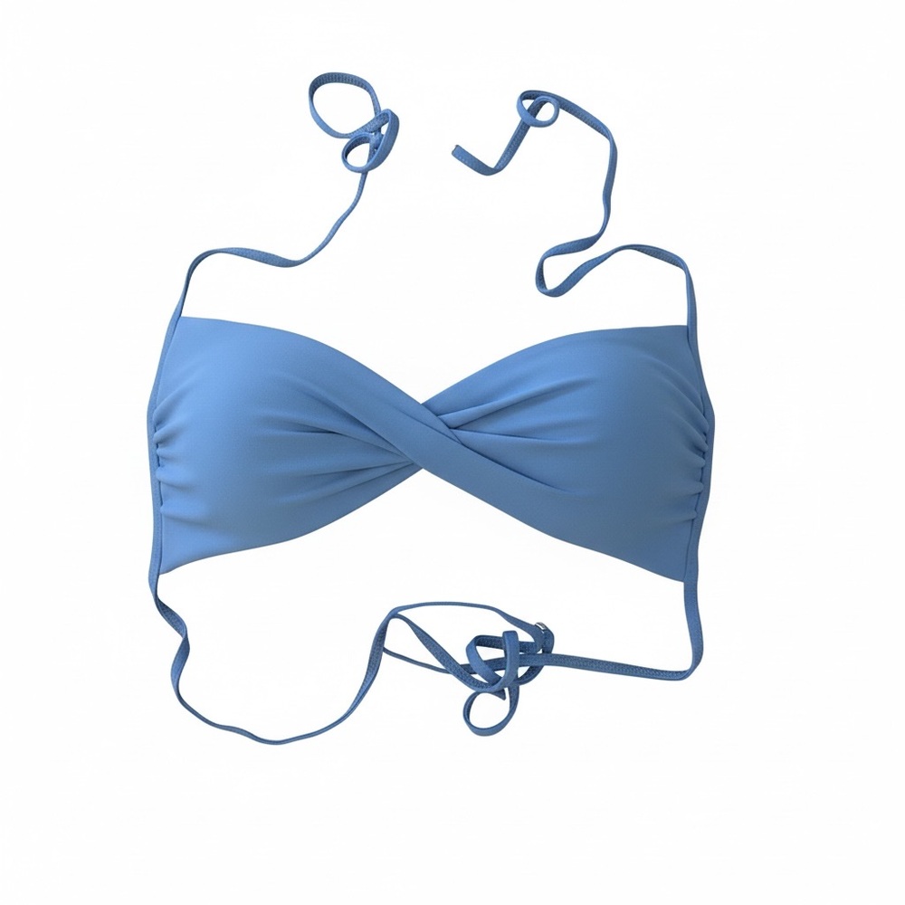 L*Space Sky Blue Twist Bikini Top